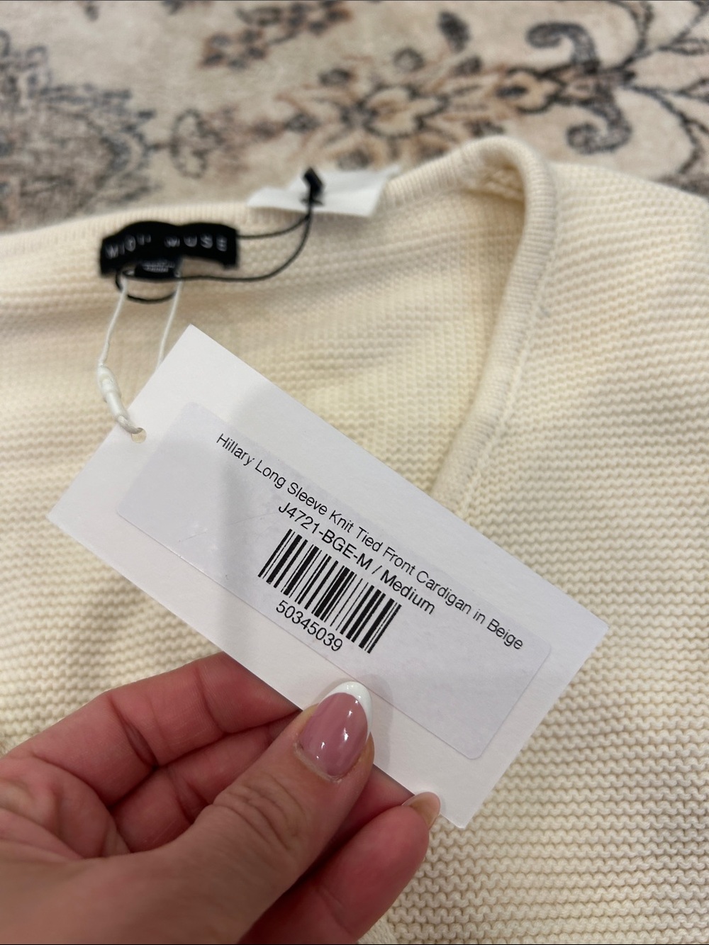 NWT Neuflora/Worth Collective cardigan - Picture 5 of 7